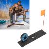 Wangcmcol Ice Fishing Tip-Up for Winter Anglers, ABS Nylon and High-Carbon Steel, Portable Lightweight Design view 3