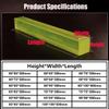 Square Polyurethane Rod, 500 mm, Multiple Sizes, for Industrial Machinery, Parts and DIY (60 × 85 × 500 mm) view 2