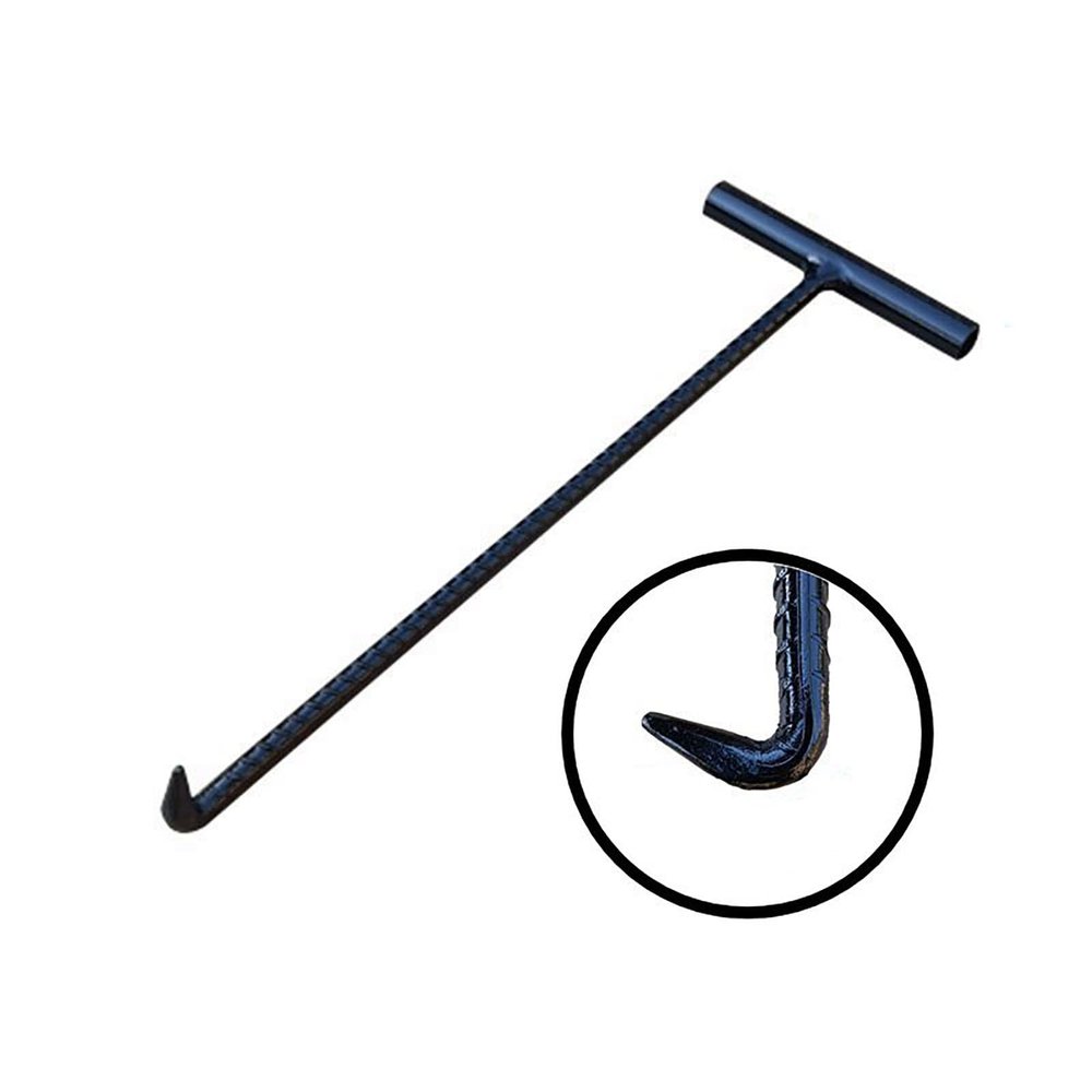 Manhole Cover Lifting Hook, 10 mm Diameter, for Manhole and Storm Drain Covers