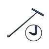 Manhole Cover Lifting Hook, 10 mm Diameter, for Manhole and Storm Drain Covers view 1