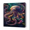 Octopus Paint by Numbers Kit for Adults, Beginners and Children, 3 Brushes, Acrylic Paint, Crease-Resistant Canvas, Unframed, 70 x 140 cm, Y-536 view 1