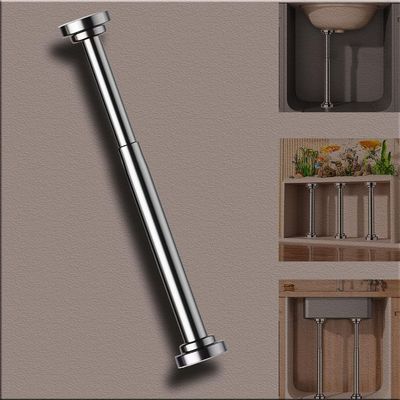 LOKLNEYK No-Drill Sink Support Bracket, Telescoping Leg, 60–110 cm