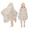 HMZXZ Hooded Kids’ Bath Towel, Cartoon Clouds, 127 x 59.7 cm view 2
