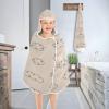HMZXZ Hooded Kids’ Bath Towel, Cartoon Clouds, 127 x 59.7 cm view 4