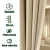 GOUSANG Blackout Curtain, 1-Piece Set, 120 x 140 cm, White view 2