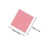 HOLIDYOYO 200 Sheets of Plaid Greaseproof Baking Paper for Fried Foods and Air Fryers view 2