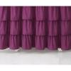 Microfiber Bed Skirt, Single/Double/King Size, Extra Deep, Brushed Design, Soft, Breathable and Easy-Care, White Princess Bed Frame (Fuchsia, 120 x 200 x 45 cm) view 1