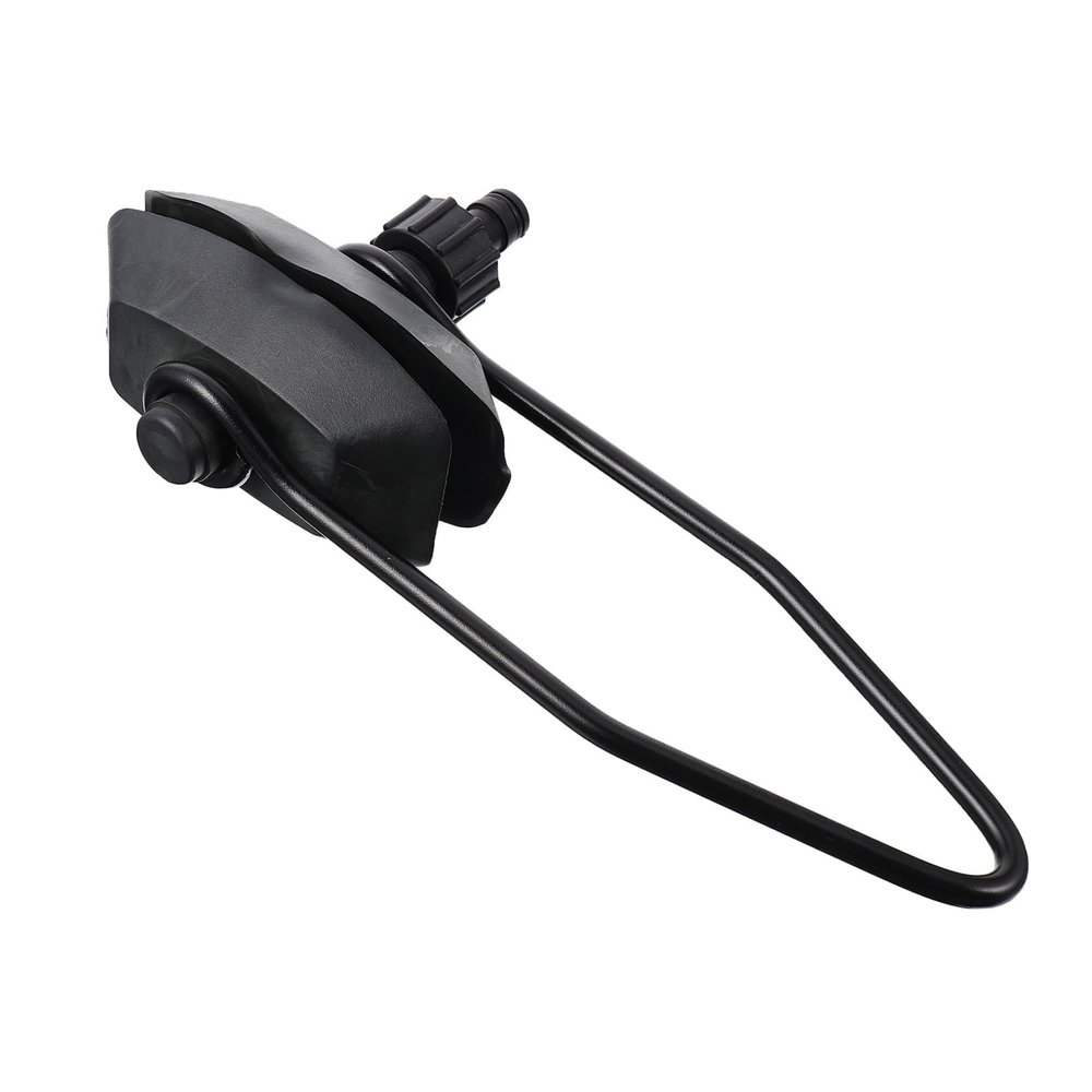 TOGEVAL Outboard Motor Flush Muffs, Black, with Dual Water Inlets