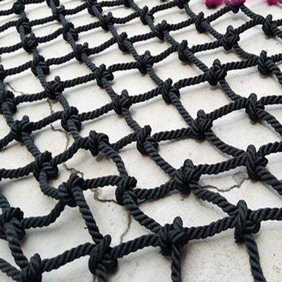Black Nylon Cargo Net, 1 x 6 m, 12 cm Mesh