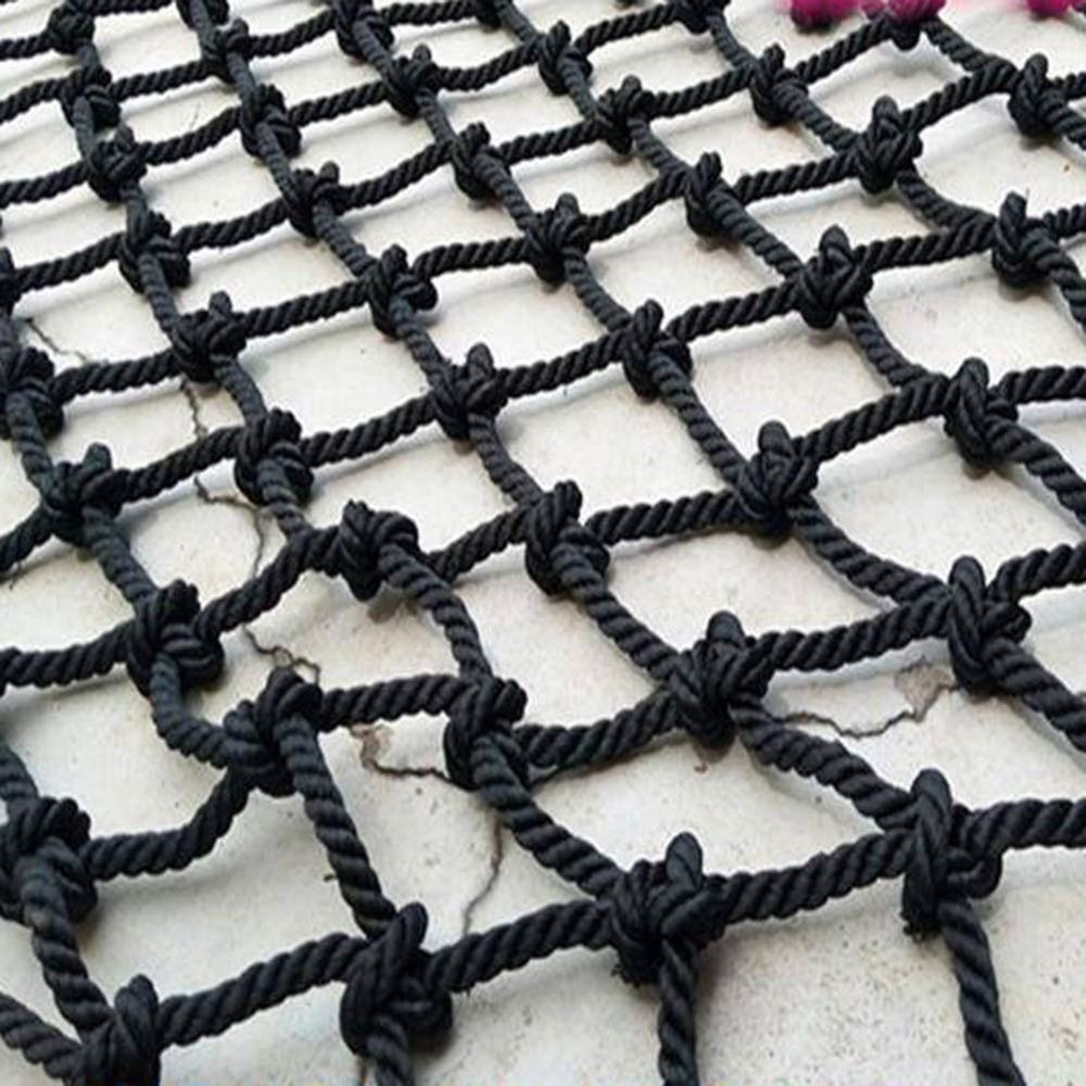 Black Nylon Cargo Net, 1 x 6 m, 12 cm Mesh