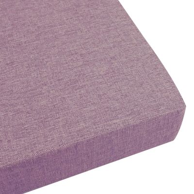 uyeoco 5 cm Bench Cushion, Removable Linen Cover, Non-Slip, 40 x 190 cm