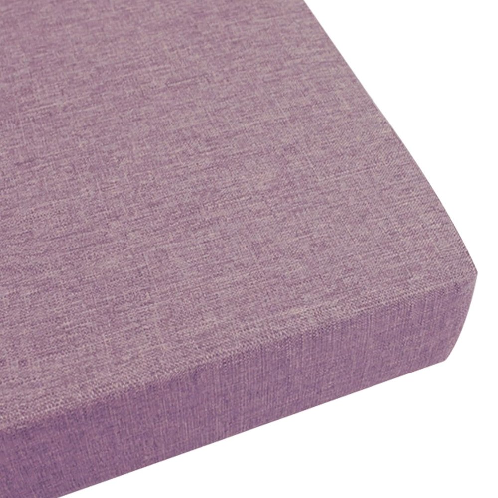 uyeoco 5 cm Bench Cushion, Removable Linen Cover, Non-Slip, 40 x 190 cm