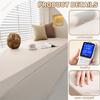 uyeoco 5 cm Bench Cushion, Removable Linen Cover, Non-Slip, 40 x 190 cm view 4
