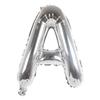 Silver Letter A Foil Balloon, 40 cm view 1