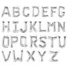 Silver Letter A Foil Balloon, 40 cm view 4
