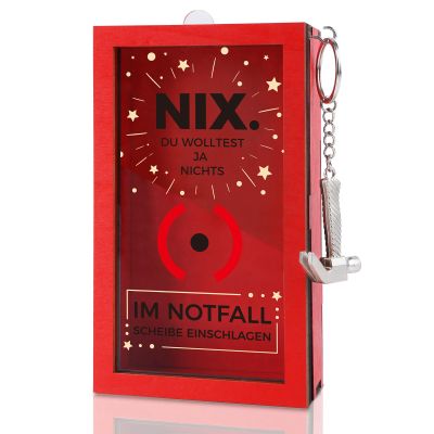 Tutukyle NIX Gift Funny Emergency Box with Hammer – “YOU DIDN’T WANT ANYTHING”