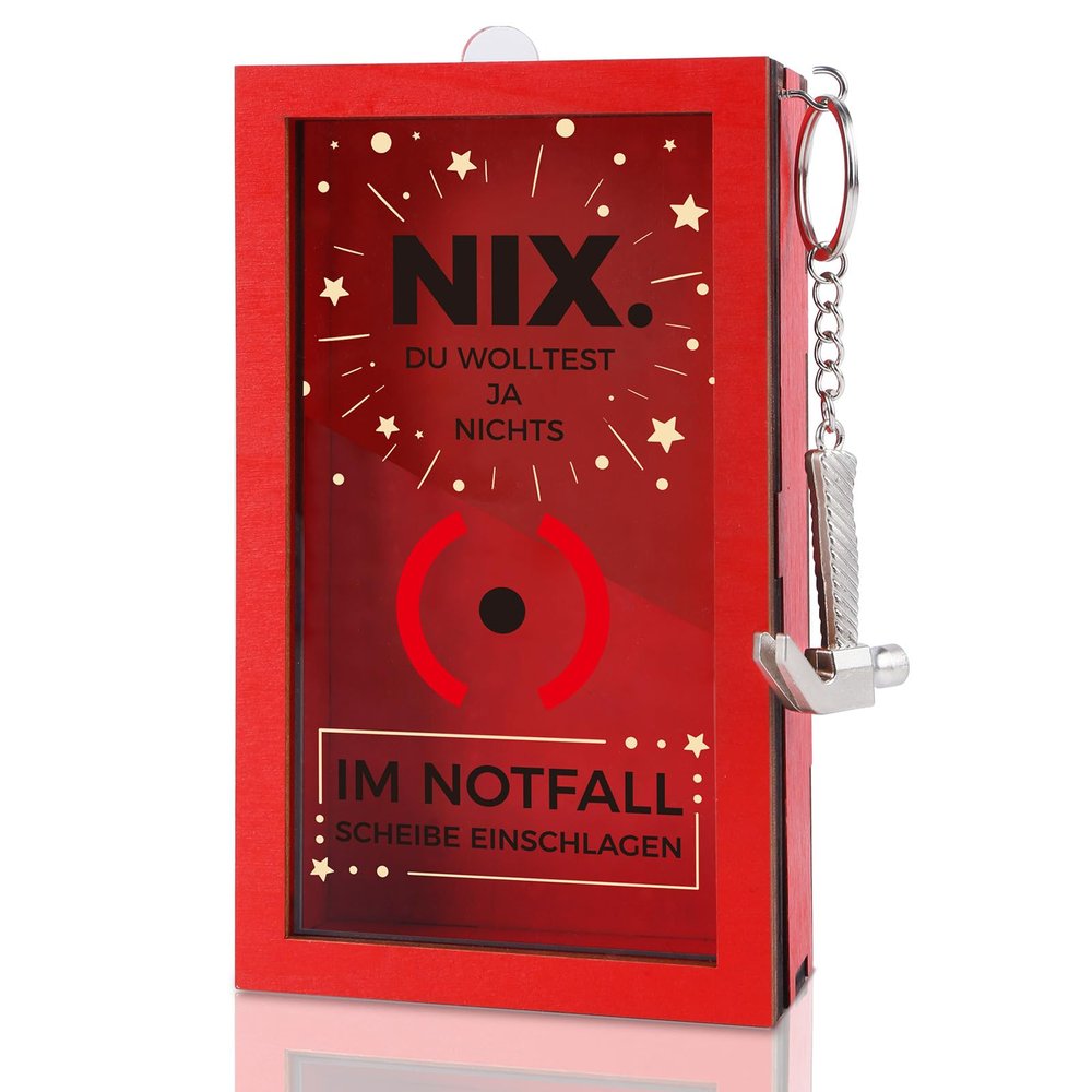 Tutukyle NIX Gift Funny Emergency Box with Hammer – “YOU DIDN’T WANT ANYTHING”