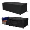 OOOXZO 600D Oxford Patio Furniture Cover, 140 x 130 x 60 cm, Black view 1