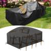 OOOXZO 600D Oxford Patio Furniture Cover, 140 x 130 x 60 cm, Black view 4