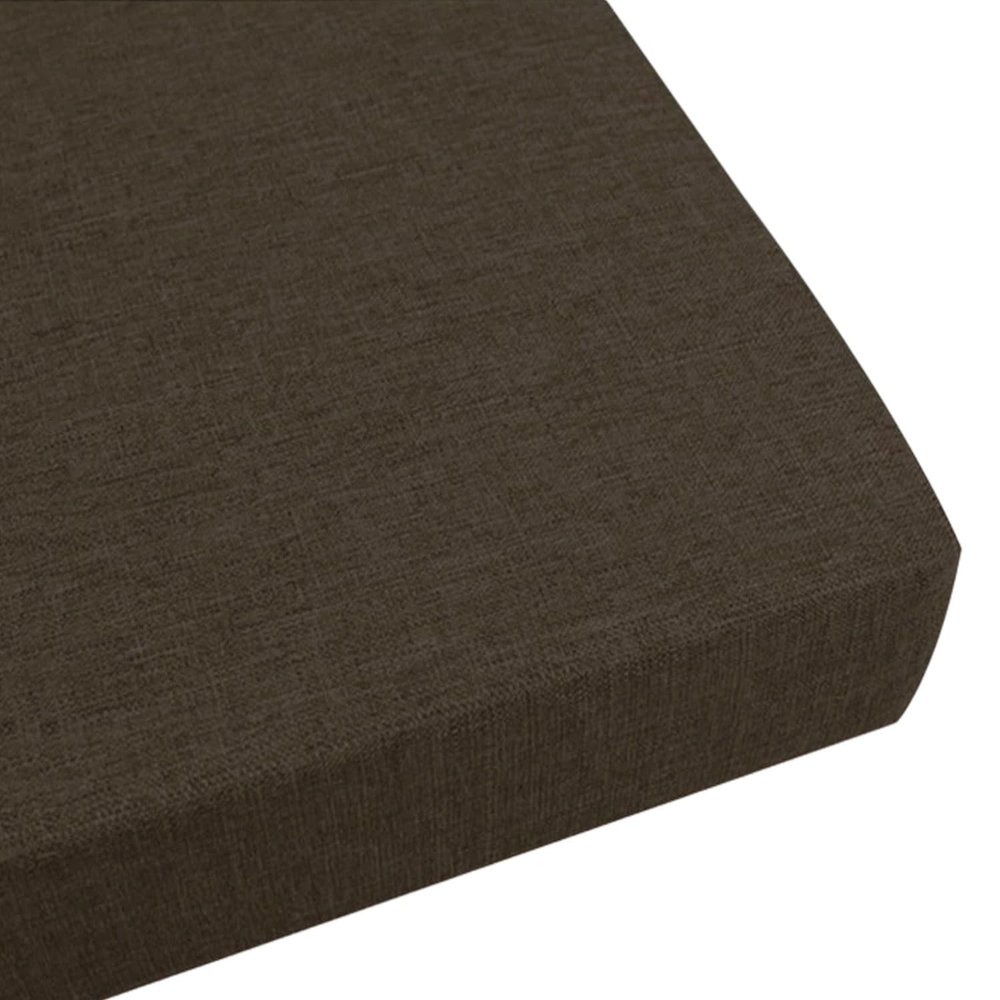 uyeoco 5 cm Thick Bench Cushion, Linen Cover, Non-Slip, 50 x 100 cm
