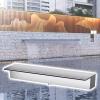 Durable Stainless Steel Outdoor Overflow Waterfall, Black/Silver Pond Waterfall with Accessories (Silver, 190 cm) view 1