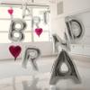 Rose Gold Foil Balloon Letter R - 80 cm view 3