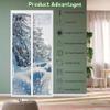 Magnetic Thermal Door Curtain 95 x 85 cm, Windproof and Waterproof view 3