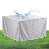LSYALUCK 420D Oxford Outdoor Furniture Cover, Waterproof and UV-Resistant, 85 x 85 x 60 in, Rectangular view 1