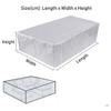 LSYALUCK 420D Oxford Outdoor Furniture Cover, Waterproof and UV-Resistant, 85 x 85 x 60 in, Rectangular view 3