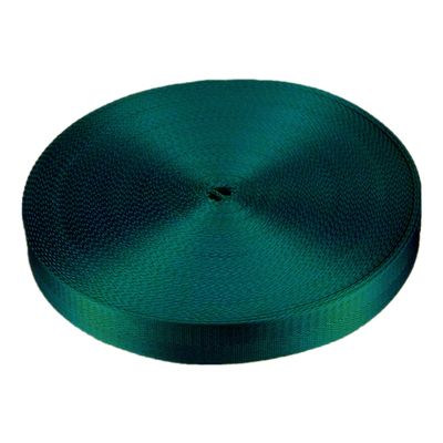XLANDALYUEFA Heavy-Duty Nylon Webbing, Multicolor, 25/38 mm Wide, 4.518 m Long (Dark Green, 25 mm/5 Yards)