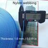 XLANDALYUEFA Heavy-Duty Nylon Webbing, Multicolor, 25/38 mm Wide, 4.518 m Long (Dark Green, 25 mm/5 Yards) view 2