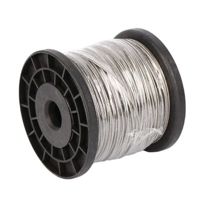 Garden Wire for Climbing Plants, 50 m PVC-Coated 304 Stainless Steel Wire Rope, 35 mm (4 mm Diameter)