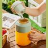 BuyWeek 1 L Portable Blender with 10 Blades, Double Lid, USB Rechargeable view 2