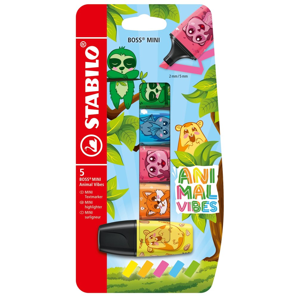 STABILO BOSS MINI Animal Vibes Highlighters