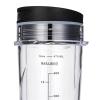 16 oz Replacement Cups Compatible with Ninja QB3001SS Fit Compact Personal Blender, 2-Pack with Lids view 4