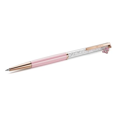 Swarovski Crystalline Ballpoint Pen, Teddy, Pink, Rose Gold-Tone Plated