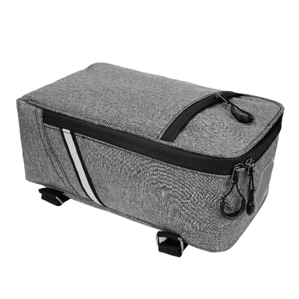 Akozon 5L Bicycle Rack Bag, Waterproof, for Cycling and E-Bikes (Gray)