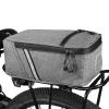 Akozon 5L Bicycle Rack Bag, Waterproof, for Cycling and E-Bikes (Gray) view 3