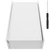 PRETYZOOM Money Organizer Box with Multiple Compartments, White view 1