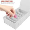 PRETYZOOM Money Organizer Box with Multiple Compartments, White view 3