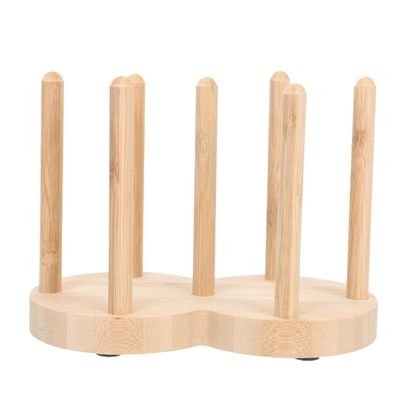 Wooden Cup Storage Organizer for Paper Cups and Lids
