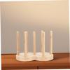 Wooden Cup Storage Organizer for Paper Cups and Lids view 4