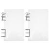 Acrylic Notebook Binder Cover, 6-Ring, Transparent, Refillable view 1