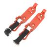 Hyuduo Heavy-Duty Roof Rack Shovel Holder, Zinc Alloy and Rubber Clamp for Cars and Trucks, Orange view 2