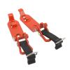 Hyuduo Heavy-Duty Roof Rack Shovel Holder, Zinc Alloy and Rubber Clamp for Cars and Trucks, Orange view 3