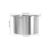 DOITOOL Round Stainless Steel Drop-In Trash Can Lid for Countertops view 2