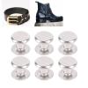 100 M2.5 Stainless Steel Rivet Nuts, Flat-Head Threaded Inserts Set for Sheet Metal and Wooden Panel Furniture (3.5 × 4 × 7 mm) view 1