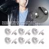 100 M2.5 Stainless Steel Rivet Nuts, Flat-Head Threaded Inserts Set for Sheet Metal and Wooden Panel Furniture (3.5 × 4 × 7 mm) view 2