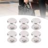 100 M2.5 Stainless Steel Rivet Nuts, Flat-Head Threaded Inserts Set for Sheet Metal and Wooden Panel Furniture (3.5 × 4 × 7 mm) view 3