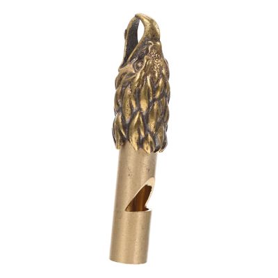 Brass Referee Whistle with Hanging Hole for Halloween Parties